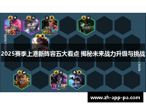 2025赛季上港新阵容五大看点 揭秘未来战力升级与挑战